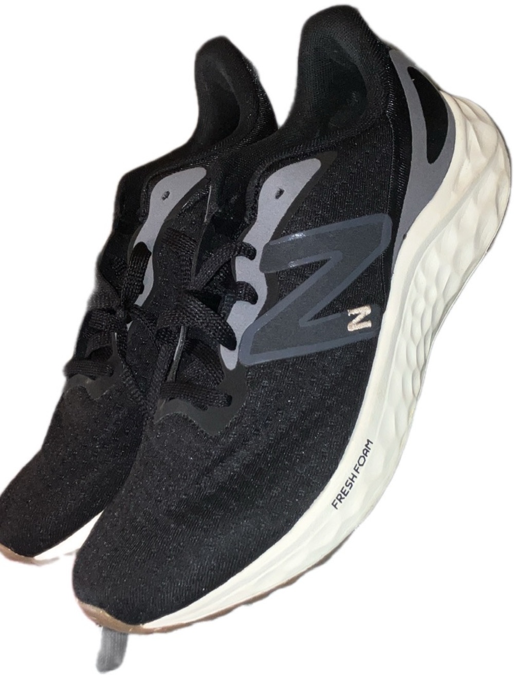 New Balance Black and Gray Fresh Foam Athletic Running Shoes